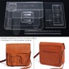 12Pcs Shoulder Bag Acrylic Template Leather Pattern DIY HandMade Drawing