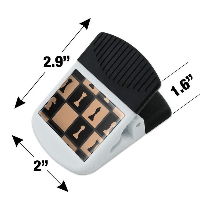 Chess Board Pieces Pattern Refrigerator Fridge Magnet Magnetic Hanging Hook