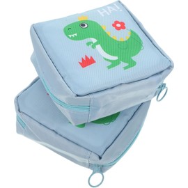 Bolsa de Almacenamiento de Toallas Sanitarias de Nylon 2 Piezas Portátil y Compacta, para Viaje y Compras, Monedero Mini para Niñas y Mujeres