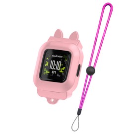 YIN SONG Neck lace Pendant Compatible with Garmin vivofit Jr 3 Replacement Accessory - Pink+Pink Rope