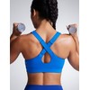 CRZ YOGA Women's Butterbreeze V Neck Sports Bras - Adjustable