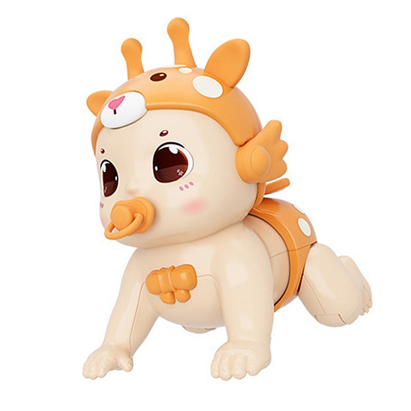 Kids Crawling Animal Toy Singing Record Interactive Electric Cartoon Animal