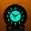 Table Clock Non Ticking Bedroom Clocks Silent Alarm Clocks Glow