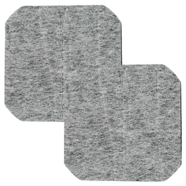 vhbw 2 x Activated Carbon Filter Replacement for Tefal 792633 for Fryer - 12 x 12 x 0.8 cm