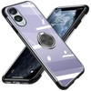 Arrows We2 Case with Ring F-52E/FCG02 Case, Transparent, Flexible TPU,