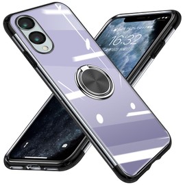 Arrows We2 Case with Ring F-52E/FCG02 Case, Transparent, Flexible TPU, Shockproof, US Military Mil-Spec, Strap Hole, Thin, Lightweight, Anti-Scratch, Protective Cover, Durable, Slim Arrows We2 Cover