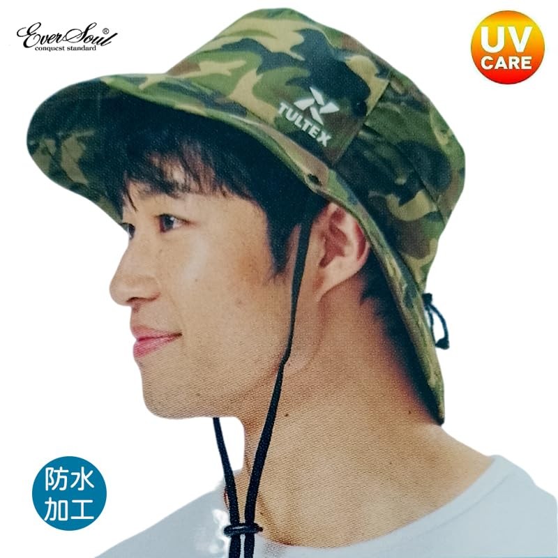 [EVERSOUL] サファリハット 防水 ハット サーフハット トレッキング 帽子 UVカット 日焼け防止 アウトドア