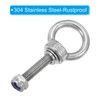 PATIKIL M6 x 30mm Lifting Shoulder Eye Bolts Set of