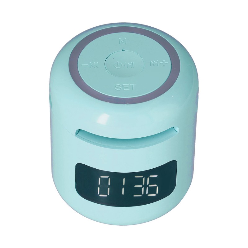 JM01 BT Clock Speaker Multifunctional Adjustable Portable BT Clock Speaker
