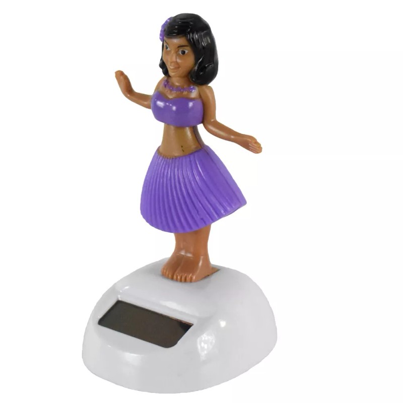 Novelty Giant Solar Powered Dancing Decoration Dashboard Hawaiian Hula Girl