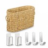 Bathroom Storage Set - Toilet Paper Storage Basket - Aluminum