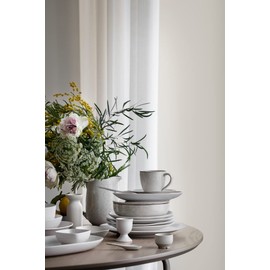 Broste Copenhagen Nordic Vanilla 14533435 Cup with Saucer 0.15 L Stoneware Cream 14 cm x 8.8 cm