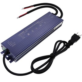 NISICO 12V LED Power Supply 500W Low Voltage Transformer Adapter,AC100-130V to DC12V 41.7A 500 Watts LED Driver Waterproof IP67 for Indoor and Outdoor LED Lights Use