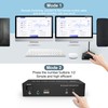 KVM Switch Dual Monitor DisplayPort 4K @ 60Hz Extended Display,