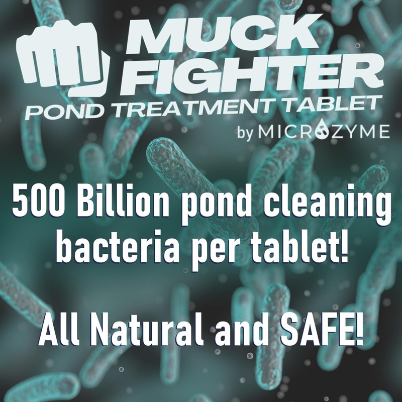 Microzyme Muck Fighter Pond Treatment Tablets | Lasts 30 Days