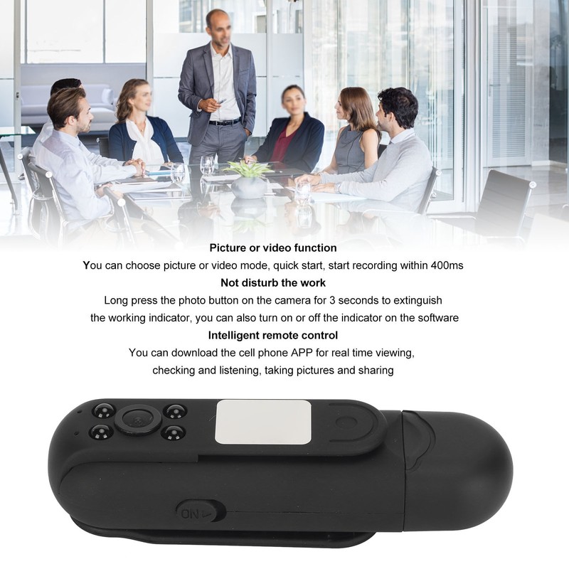 Mini Body Camera WiFi Wearable Portable High Definition Night Vision