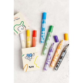 Pott'd Premium Acrylic Pottery Paint Pens for Adults, Perfect for Beginners Pottery Air Dry Clay - Classic Paints