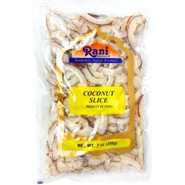 Rani Coconut (Copra) Sliced 7oz (200g) (Uncooked, Unsweetened)