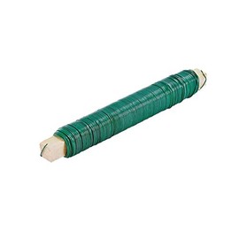 INDUTEC Winding Wire Binding Wire Flower Wire on Wooden Stick Green DS: 0.65 mm 100 g