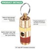 M METERXITY 4-Pack Air Compressor Pressure Release Safety Valve, 1/4"