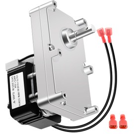 Hiorucet 80488 Auger Motor for Vogelzang VG5790, VG5770, US Stove American Harvest 6039, 5500, 5500XL, 5502M, 5520, 6033, 6035, 6037, 6041, KP130, 5510, AP5710, 1 RPM W/Hole Counter Clockwise 80457.