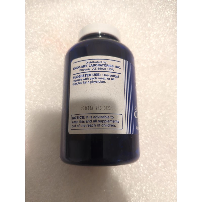 Endomet EPA-DHA Fish Oil 180 Caps MFG 3/23