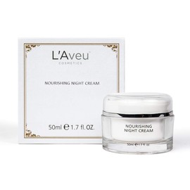 L'Aveu Nourishing Night Cream - Anti-Aging Nighttime Moisturizer for Face - Natural Moisturizing Facial Care Blend with Dead Sea Minerals, Shea Butter, Jojoba & Avocado - Gentle Skin Renewal - 1.7 oz