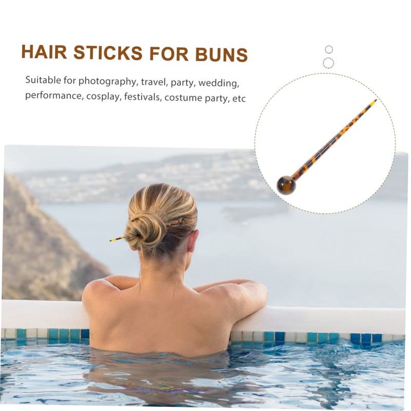Baluue Shell Hair Stick Large Claw Clip for Thick Hair