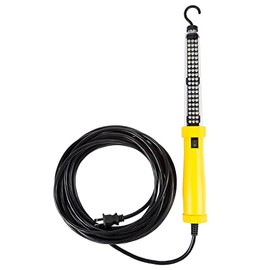 Bayco SL-2125 25 Foot Cord Corded LED Work Light with Magnetic Hook for Hand-Free Lighting, Yellow