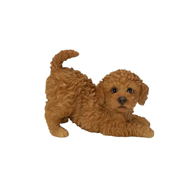 ウービア じゃれたい トイプードル レッド 20.5×11.8×14.5㎝ 人形 フィギュア 置き物 アニマル 動物