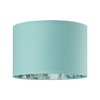 Unique and Modern Jungle Print Duck Egg 12" Lampshade with