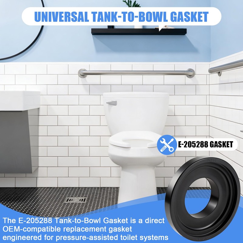 E-205288 Universal Tank-to-Bowl Gasket for Flushmate 503/504 series systems
