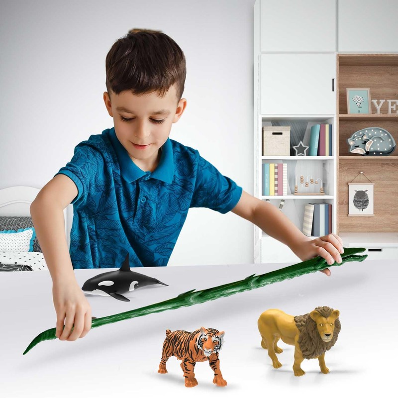 CRAZE Stretchy Animals Big Predators - Super Stretchy Animal Figures,