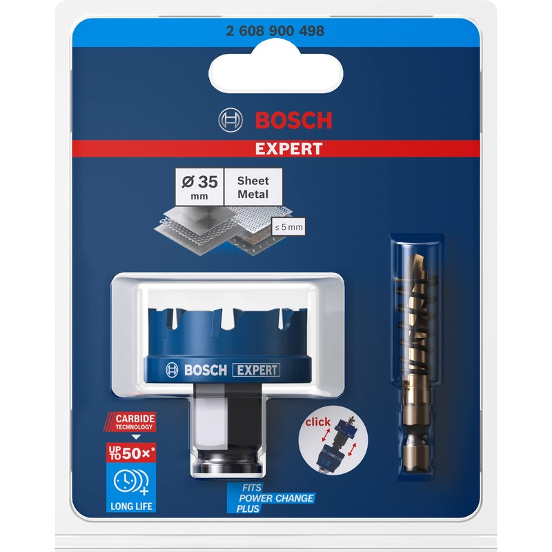Bosch 1 x Expert Sheet Metal Hole Saw for Power