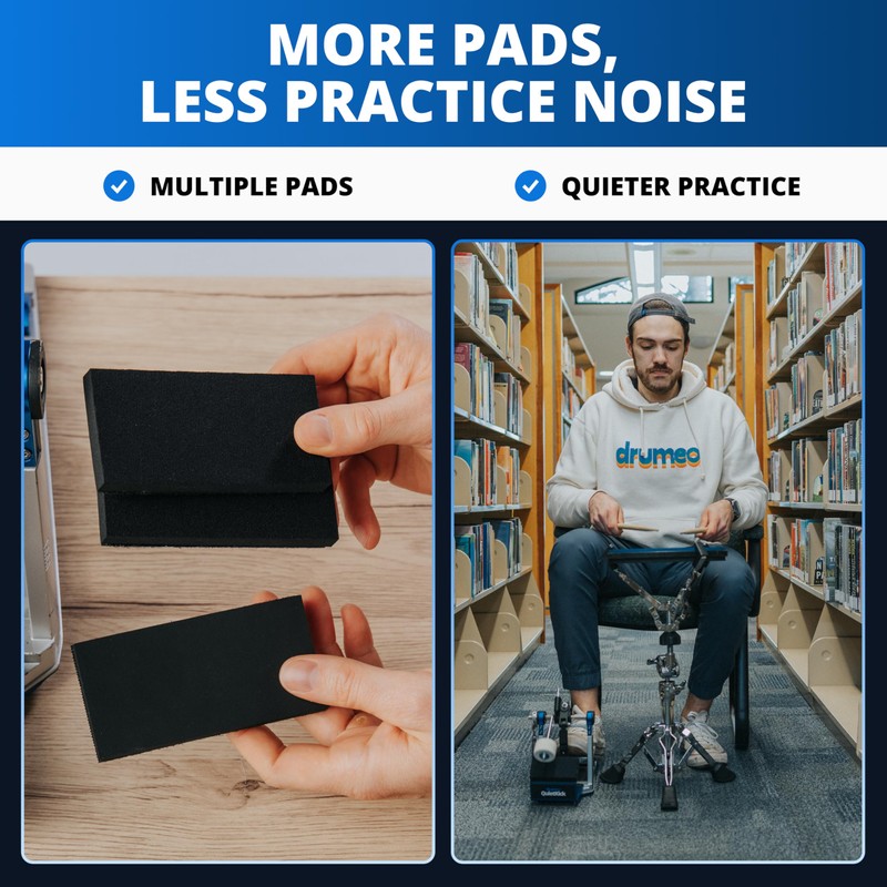 drumeo QuietKick Double