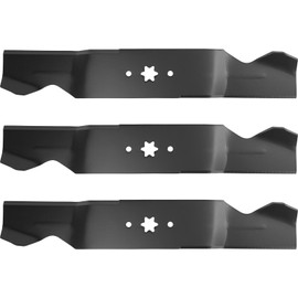 OCPTY Mower Blades 54 inch Mower Blades for Cub Cadet 742-0677, 742-0677A, 742-0677B, 942-0677, 942-0677B for MTD 490-110-M117, 742-0677, 742-0677A, 742-0677B, 942-0677, 942-0677A, 942-0677B,3 pack