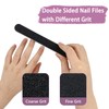 LNAUJS Nail Files and Buffers Set, 100/180 Grit Nail Files