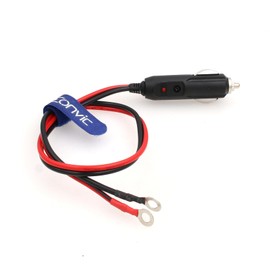 Eonvic 16AWG Tak Çakmak ile Kuşgözü Terminali Ağır Güç Kablosu Araba Inverter Hava Pompası Elektrikli Fincan ve DIY 50 CM