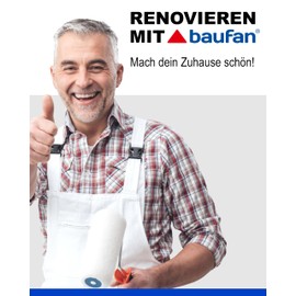 Baufan Baufan Fertigspachtel Wei? 400g I Fr Wand- und Deckenfl?chen im Innen- & Au?enbereich I Faserverst?rkt fr hohe Festigkeit I H?rtet rissfrei aus