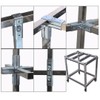 2 Pcs 1" x 1" 2 Way End Rails Square