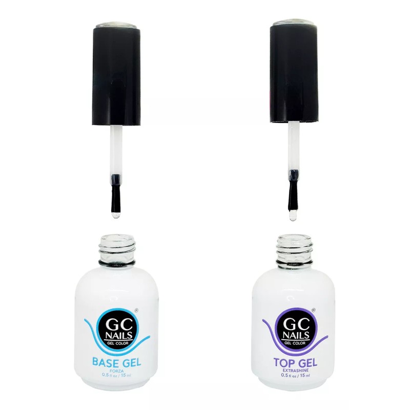 GC Nails Base + Top Gel 3 Pasos , Uñas,