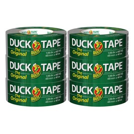 The Original Duck Tape Brand Duct Tape 6-pack 1.88 Inch x 45 Yard, 270 Total Yards, Silver (1153759)