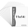Somime 10 Pack Backing Boards Only - 11X14 Uncut White
