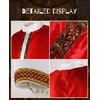 MCJC Catholic Bishop Costume, Red and White Papal Robe with