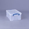 Really Useful Box 9 Liter Plastic Stackable Storage Container with