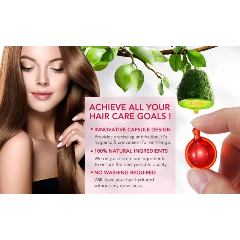 Cpsulas nutritivas para el cabello. Restauran y reparan el cabello.