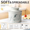 Marble French Butter Storage Container for Kitchen Porcelain Butter Keeper