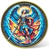 Guardian Angel Coin - Archangel Michael with Psalm 91:10-11 -