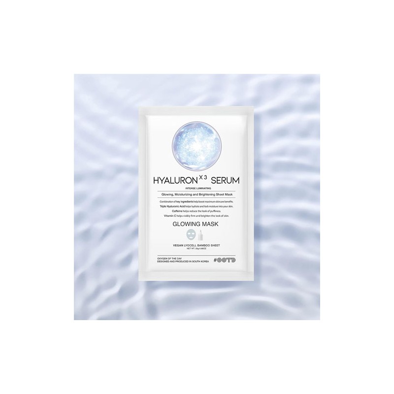 OOTD Beauty [OOTD Beauty]Triple Hyaluron Serum Glowing Mask (10ea)