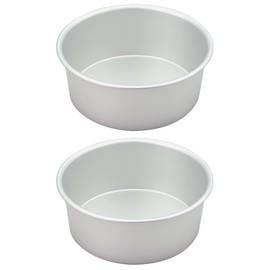 Sparklenut Backform, 2er Set, Rund Backformen, Edelstahl Kuchenform, Kuchenbackform Flachboden, Backform for Geburtstag Hochzeit (9 Zoll)